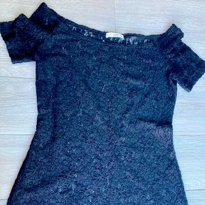 Prada Black Lace Top